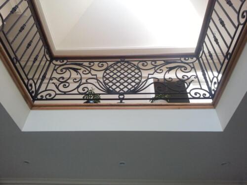 00261 Indoor Wrought Iron Railings