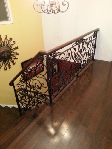 00266 Indoor Wrought Iron Railings