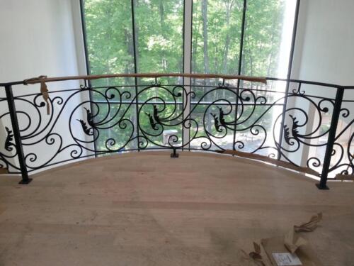 00268 Indoor Wrought Iron Railings