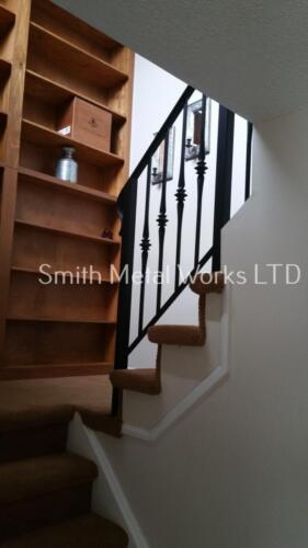00272 Indoor Wrought Iron Railings