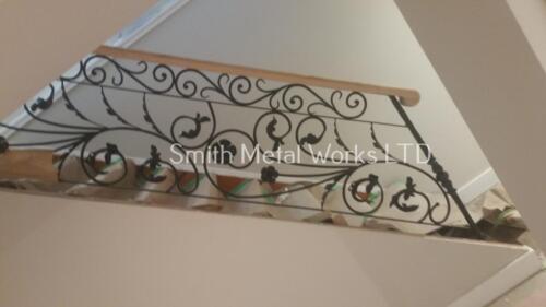 00283 Indoor Wrought Iron Railings