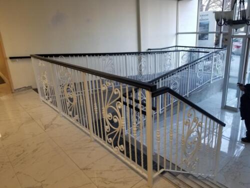 00285 Indoor Wrought Iron Railings
