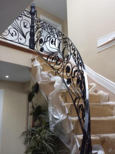 00312 Indoor Wrought Iron Railings