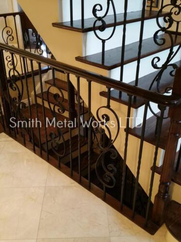 00317 Indoor Wrought Iron Railings