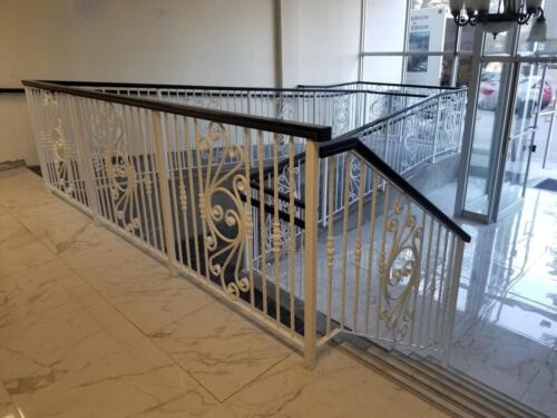00326 Indoor Wrought Iron Railings