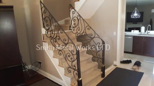 00329 Indoor Wrought Iron Railings