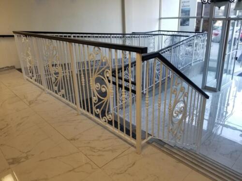 00336 Indoor Wrought Iron Railings