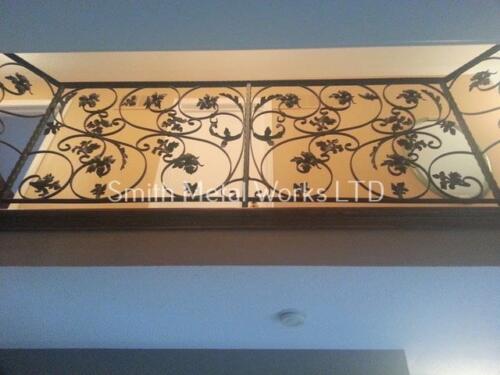 00338 Indoor Wrought Iron Railings