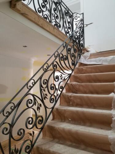 00346 Indoor Wrought Iron Railings