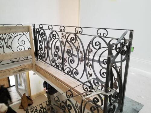 00347 Indoor Wrought Iron Railings