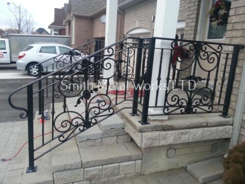 00884 Outdoor Porch Railings