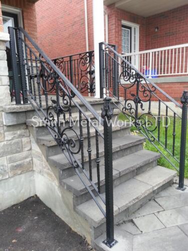 00888 Outdoor Porch Railings