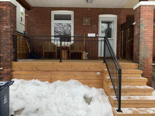 01131 Outdoor Porch Railings