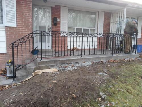 01149 Outdoor Porch Railings