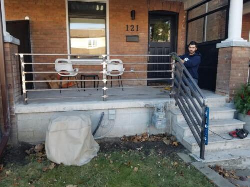 01187 Outdoor Porch Railings