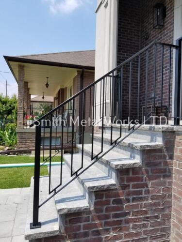 01291 Outdoor Wrought Iron Railings