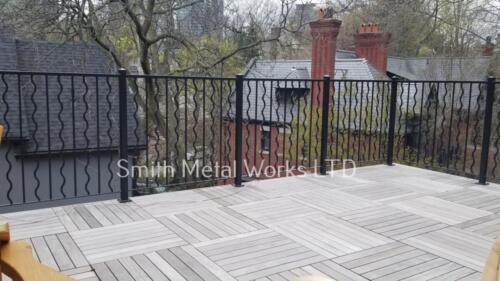 01297 Outdoor Wrought Iron Railings