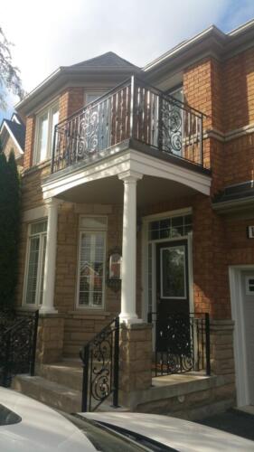 01346 Outdoor Wrought Iron Railings